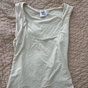 Princess Polly Off-White Tank Top